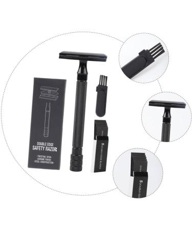 Magiclulu 3 Sets Manual Razor - Classic Metal Beard Shaver for Men | Double Edge Safety Razor - Buy Online on GoSupps.com
