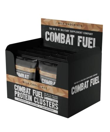 Combat Fuel Chocolate Protein Clusters I High in Protein I Taste Senstation I Palm Oil Free I Under 280 Calories I 10 Pack (Milk Chocolate) - Buy Online on GoSupps.com