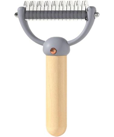 Double Sided Undercoat Rake - Double Sided Undercoat Rake for Dogs Cats Double Sided Dematting for Cat Grooming - Buy Online on GoSupps.com