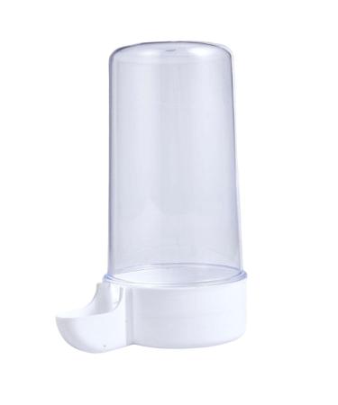 perfk Parrot Bird Water Feeder Pigeon Water Dispenser Water Pot Container Bird Cage Accessories for Poultry Parrot Parakeet Budgie Chicken 415ML