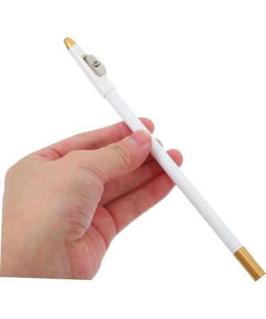 TOVINANNA 4Pcs White Barber Pencil Set with Builtin Sharpener for Men Women for Hairline Beard Shaping Eye Makeup with Precision Vibrant Colors - Buy Online on GoSupps.com