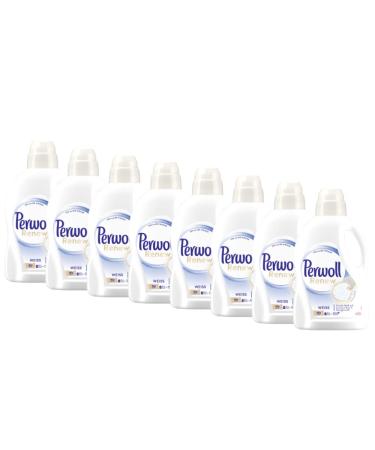 Perwoll Renew White (8 x 25 Washes) White Laundry Detergent Mild Detergent Strengthens Fibres and Improves Colour Intensity