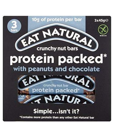 6X Eat Natural Gluten Free Protein Packed Multipack 3 x 45g