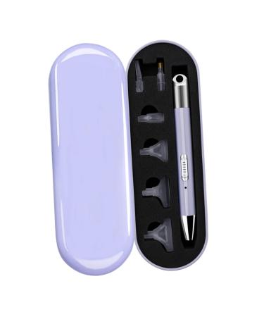 1 Box Nail Art Glow Drill Pen Embroidery Tools De Cristal para Electric Manicure Set Diamond Embroidery Pen Wax Pen Light up Pen Nail Art Tools Manicure Art Pen Purple 12.5x1.5cm