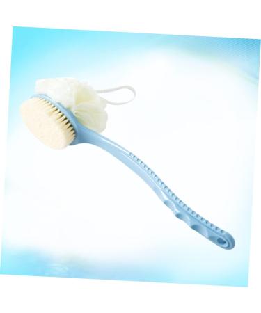 Healvian 2-in-1 Bath Sponge and Scrubber - Blue | Shower and Bath Body Brush for Skin Exfoliation and Relaxation - Buy Online on GoSupps.com