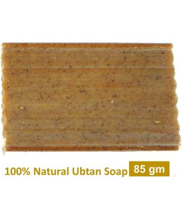 Natureza Organic Handmade Ubtan Turmeric Sandalwood Soap 90g - Buy Online on GoSupps.com