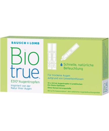 Bausch + Lomb Biotrue Eye Drops EDO - Pack of 1 (10 x 0.5 ml) | Hydration & Comfort for Dry Eyes - Fast International Shipping - Buy Online on GoSupps.com