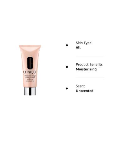 Clinique Moisture Surge Overnight Mask 100ml | 3.4oz - Hydrating Skincare Treatment - Buy Online on GoSupps.com