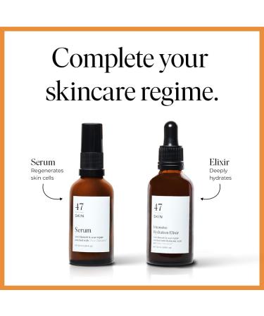 47 Skin | Blue Cambrian Clay Face Mask | Full of Natural Minerals that Nourish Skin Heals Breakouts | Anti Blemish Scar Repair Smoothes Fine Lines Revitalises Brightens and Detoxifies Skin | 60ml - Buy Online on GoSupps.com