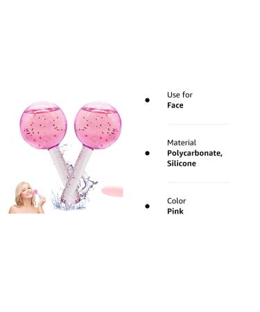 Ice Globes Facial Roller Cold Skin Massagers | Cooling Globes For Face & Neck | Anti-aging Tightening Treatment | Reduce Puffiness | Cooling Facial Tool (Pink) - Buy Online on GoSupps.com