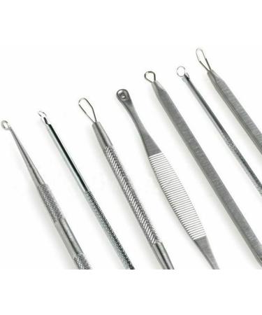 7 in 1 Blackhead Pimple Remover Tools Kits Comedone Extractor Removal Tool Nose Black Head Remover Tool Blackhead Cleaner Tweezers Kit Acne Treatment Stainless Steel Comedone Acne Pore Extractor - Buy Online on GoSupps.com