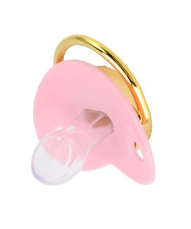 Bling Silicone Baby Pacifier for 6-18 months | Symmetrical One Piece Design | Promotes Healthy Oral Development | Ultra Light & Soft | Pink - Buy Online on GoSupps.com