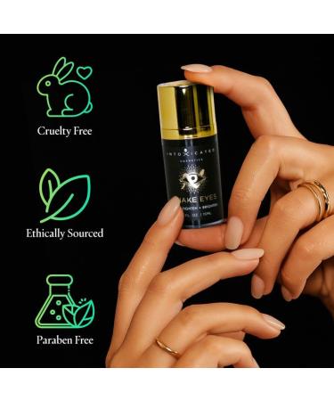 Intoxicated Cosmetics Snake Eyes Eye Serum 15 ml - Bakuchiol Under Eye Solution for Women and Men - Lift | Tighten | Brighten - Buy Online on GoSupps.com