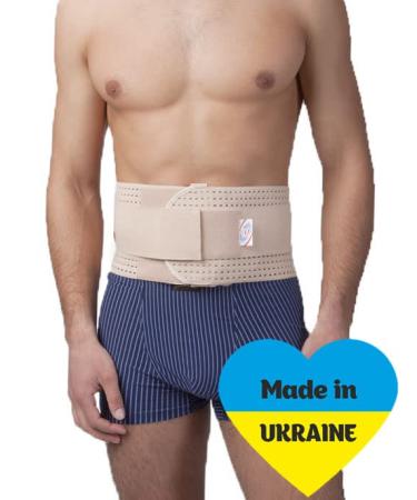 Premium Quality breathable umbilical hernia belt for men and women with support pad. Abdominal Support Binder Navel Ventral Epigastric Incisional and Belly Button Hernias (#1 for Waist Circumference: 24-29 inch (60-75 cm))