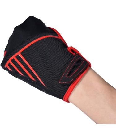 Heallily Professional Non-Slip Bowling Gloves - Comfortable Half-Finger Accessories (L/XL Red) - International Shipping Available - Buy Online on GoSupps.com
