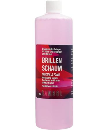 Sambol Glasses Cleaner - Alcohol-Free 100ml & 250ml Foam Refill Set for Thorough Lens Care - Buy Online on GoSupps.com