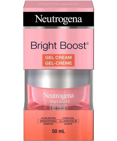 Neutrogena Bright Boost Gel Cream Brightening Face Moisturizer With Aha Pha Mandelic Acid & Neoglucosamine for Brighter Skin & Anti Aging 50 Milliliters - Buy Online on GoSupps.com