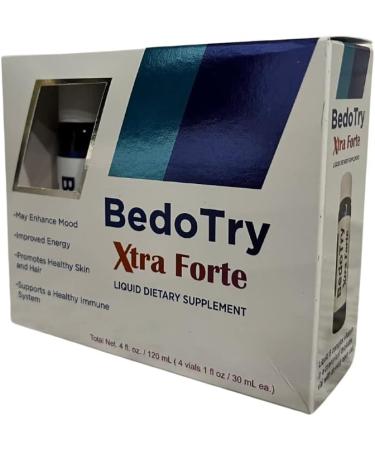 Bedo Try Xtra Forte Liquid Dietary Supplement B12 - B Complex 4 Fl Oz | Boost Energy & Metabolism - Buy Online on GoSupps.com