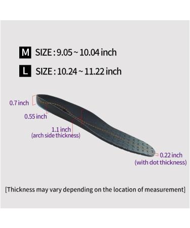 FOLAX Soft Gel Cushion Insoles - Large Size for Walk & Hiking - Shock-Absorbing Arch-Support Orthotics with Air Memory Foam - Buy Online on GoSupps.com