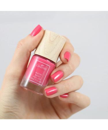 Buy LaNature Bright Pink Water-Based Vegan Nail Polish - Peel-Off 10ml | Eco-Friendly & Non-Toxic - Buy Online on GoSupps.com