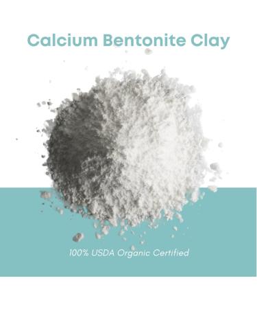Calcium Bentonite Clay Powder - 16 oz Non GMO All Natural 100% Pure Pharmaceutical - Face Body & Hair Detox Mask - Natural Mud Masks Deep Pore Cleansing for Health & Beauty - Buy Online on GoSupps.com