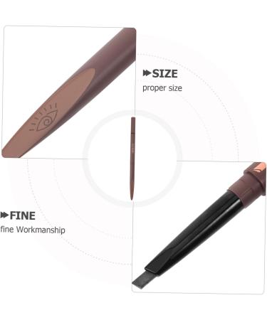 FOMIYES 2 1 Eyebrow Pencil Brown Eyeliner Eyebrow Pen Eyeliner Pencil Eyeliner Waterproof - Buy Online on GoSupps.com