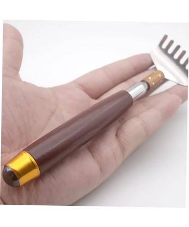 Beavorty 2-in-1 Portable Body Massage Tool - Stainless Steel & Wood Back Scratcher & Massager for Instant Relief - Buy Online on GoSupps.com
