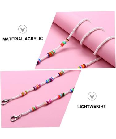 Buy Minkissy 2-Pack Anti-Drop Chain Mundsprung Straps for Face Cover - Elastic Cord Mask Decor for Kids | International Shipping - Buy Online on GoSupps.com
