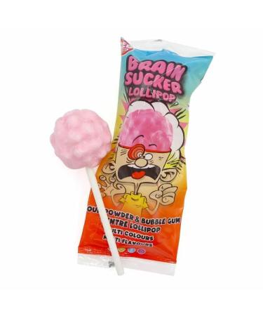 Brain Sucker Lollipop - 12 Lollipop Sweets