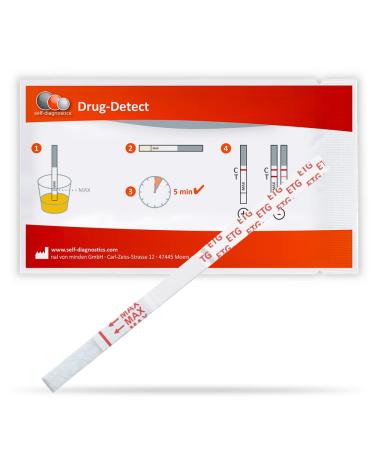 self -diagnostics alcohol test - ETG quick test - ethylglucuronid urine test - 2 urine test strips - high quality diving for home - alcohol tester self -test