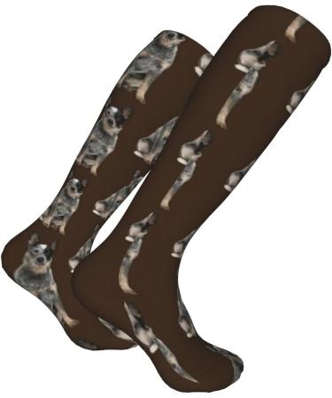 Australian Cattle Dog Compression Socks for Men & Women - 15-20 mmHg Circulation Support for Running & Cycling - Buy Online on GoSupps.com