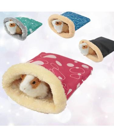 POPETPOP Hamster Sleeping Bag : 3pcs Winter Warm Hamster Bed Small Animal Hideout Pouch Small Pet Nest for Hedgehog Random Color(13 x 12 x 6cm) 13L x 12W x 6H cm As Shownx3pcs - Buy Online on GoSupps.com