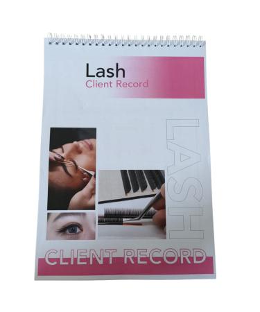 Customize Lash Extension Client Record Book 40 sheets Detail Applying Eyelash Information Papers Lash Mapping Supplies