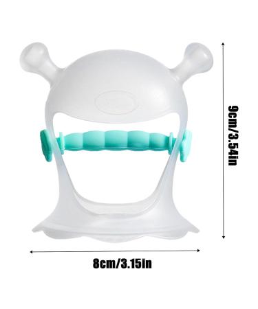 Hand Bite Ring | Soft Silicone Infant Teething Toy | Baby Tooth Ring & Pacifier - Green - Buy Online on GoSupps.com
