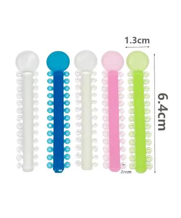 Braces Ties Color Bands Glow In The Dark - 1040pcs Night Glow Elastic Ligature Ties Orthodontic Invisable Day & Vibrant Night (#41) - Buy Online on GoSupps.com