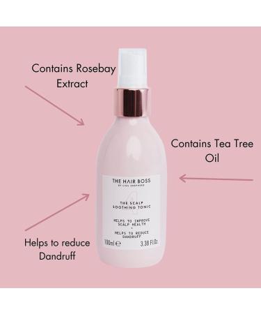 Hair Boss Scalp Soothing Tonic with Tea Tree Oil and Rosebay Extract 100ml - Buy Online on GoSupps.com