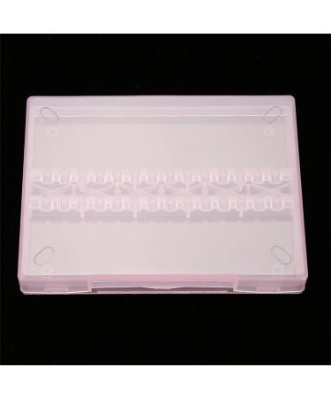 14 Holes Professional Nail Art Polishing Grinding Drill Bit Holder Display Storage Box Material:The Nail Field is Product of Super Plast (Pink) - Buy Online on GoSupps.com