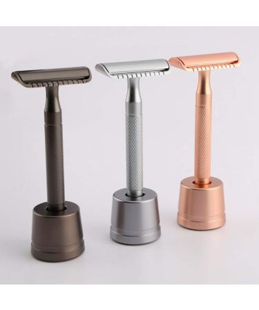 Buy Silver Alloy Shaver Stand - Regular Razor Holder | International Shipping Available - Buy Online on GoSupps.com