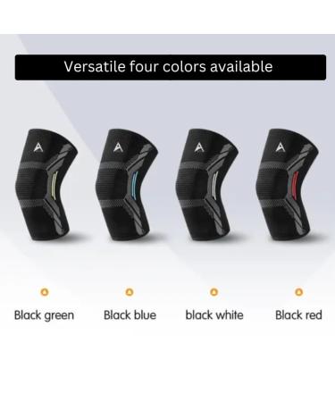 Buy Knee Brace for Men & Women | Workout Knee Sleeve for Pain Relief - Available in Black-Blue & Black-Green (Large & Small - Buy Online on GoSupps.com