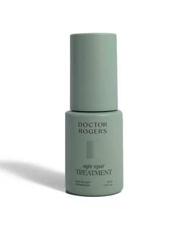 Doctor Rogers Night Repair Treatment Restoring & Hydrating Face Serum for Women & Men Anti-Aging Facial Serum for Skin Care Routine with Glycolic Acid Bakuchiol & Gluconolactone 30ml