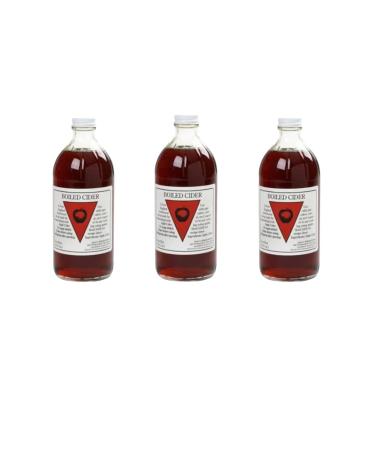 Boiled Cider Syrup by Wood's Ciedr Mill (16 ounce) - 3-Pack (48 ounces total)