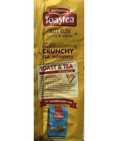 BRITANNIA Sooji Toast 305g Wheat Rusk - 12.3oz (Pack of 1) - Buy Online on GoSupps.com