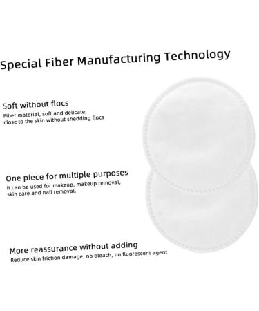 100Pcs Thick Overlock Cotton Makeup Pads - Soft Facial Washing Rounds & Remover Pads for Flawless Skin - Ideal for All Makeup Types - Buy Online on GoSupps.com