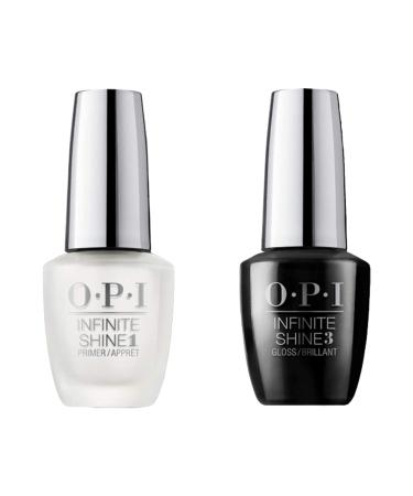 OPI Infinite Shine ProStay Duo Pack: Base Coat Primer & Gloss Top Coat Bundle with Bubble Bath - Buy Online on GoSupps.com