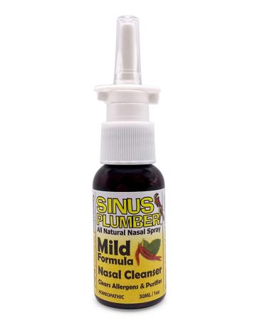 Sinus Plumber New MILD Formula - Nasal Cleanser for Daily Allergy Cold Flu