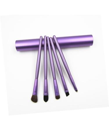 Baluue 5pcs Eye Makeup Brush Kit Eye Shadow Brush Eyeshadow Brush Purple - Buy Online on GoSupps.com