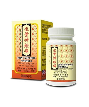 Lao Wei Joint Support Formula Herbal Supplement Helps for Keep Joints Flexible & Healthy 300mg 100 Pills Made in USA