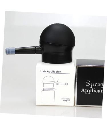 Mikinona 2 Pcs Silicone Nozzle Spray Pump Fibers Sprayer Powder Applicator Black - Buy Online on GoSupps.com