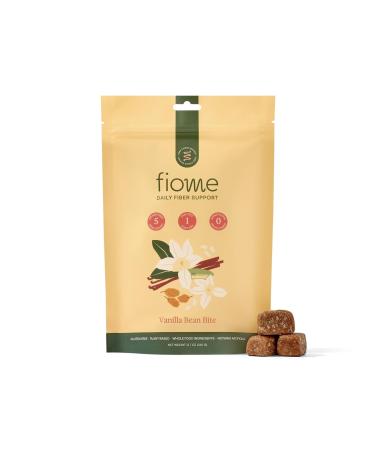 Fiome Fiber Bites - 5g Daily Fiber Supplement - Supports Regularity Digestion and Gut Health - All Natural Ingredients Vanilla Bean Flavor 30 Servings