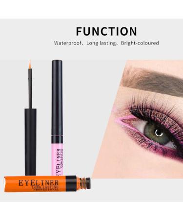 Allbesta 12 Colors Liquid Eyeliner Set - Matte Waterproof Makeup Precise Rainbow Eyeliner Pens (12pcs) - Shop Internationally - Buy Online on GoSupps.com